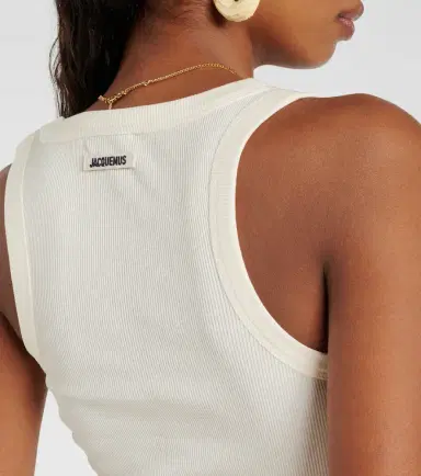 Jacquemus Le Débardeur Gros Grain cotton tank top | Thumbnail 2 Jacquemus Le Débardeur Gros Grain cotton tank top | Thumbnail 2
