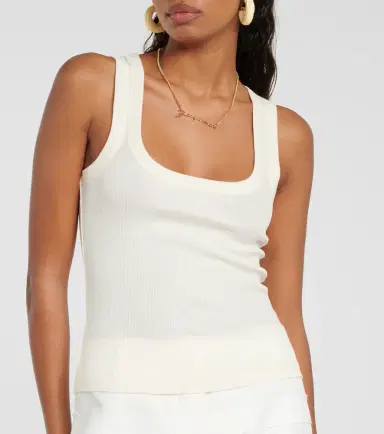 Jacquemus Le Débardeur Gros Grain cotton tank top | Thumbnail 3 Jacquemus Le Débardeur Gros Grain cotton tank top | Thumbnail 3