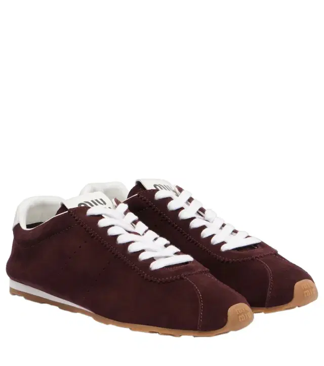 Miu Miu Plume suede sneakers