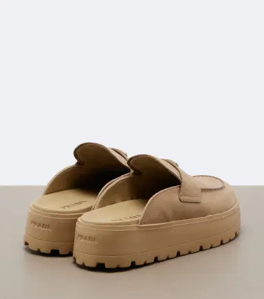 Prada Suede mules | Thumbnail 4 Prada Suede mules | Thumbnail 4