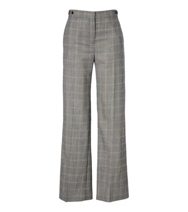 Stella McCartney Checked wool wide-leg pants