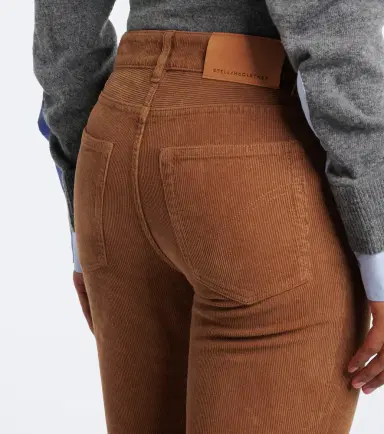 Stella McCartney Cotton corduroy flared pants | Thumbnail 3