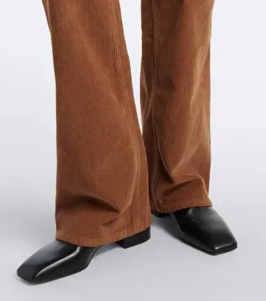Stella McCartney Cotton corduroy flared pants | Thumbnail 4