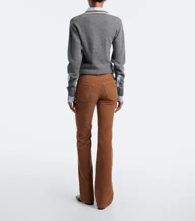 Stella McCartney Cotton corduroy flared pants | Thumbnail 6