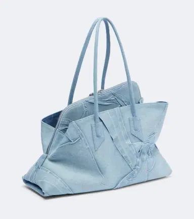 The Attico La Passeggiata Medium denim tote bag | Thumbnail 3