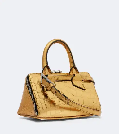 The Attico Friday Mini croc-effect leather top-handle bag | Thumbnail 3 The Attico Friday Mini croc-effect leather top-handle bag | Thumbnail 3