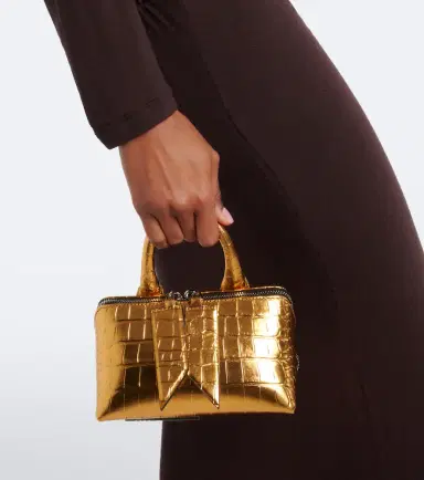 The Attico Friday Mini croc-effect leather top-handle bag | Thumbnail 5 The Attico Friday Mini croc-effect leather top-handle bag | Thumbnail 5