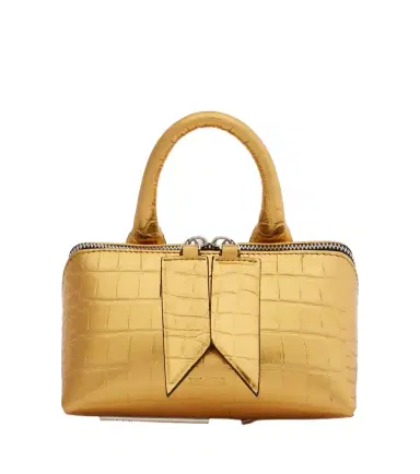 The Attico Friday Mini croc-effect leather top-handle bag | Thumbnail 1 The Attico Friday Mini croc-effect leather top-handle bag | Thumbnail 1