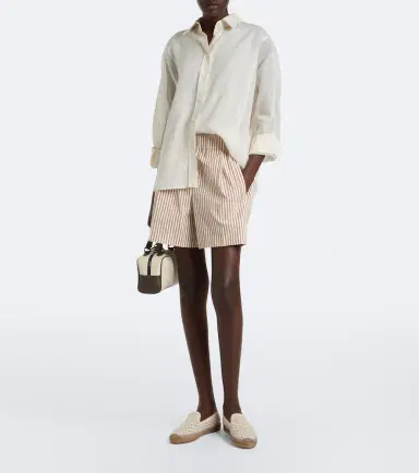 Brunello Cucinelli Monili suede-trimmed canvas espadrilles | Thumbnail 5 Brunello Cucinelli Monili suede-trimmed canvas espadrilles | Thumbnail 5