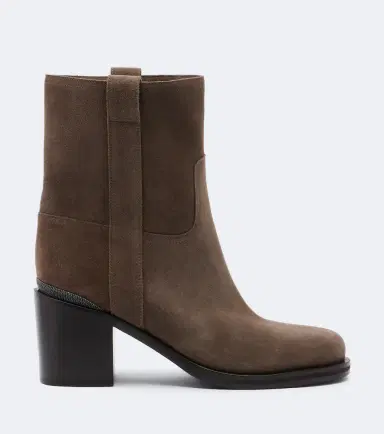 Brunello Cucinelli Monili suede ankle boots | Thumbnail 3 Brunello Cucinelli Monili suede ankle boots | Thumbnail 3