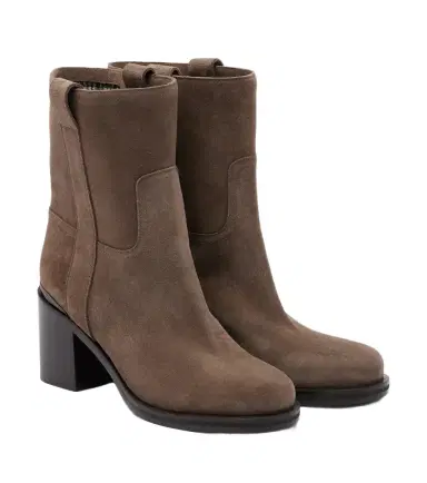 Brunello Cucinelli Monili suede ankle boots | Thumbnail 1 Brunello Cucinelli Monili suede ankle boots | Thumbnail 1