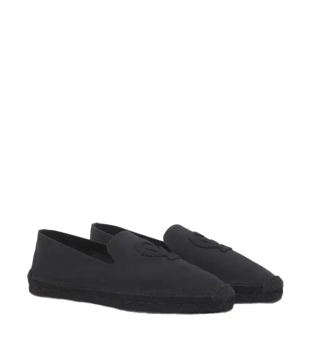 Christian Louboutin Emboroidered canvas espadrilles