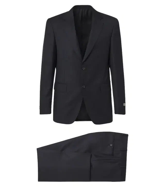 Pinstripe wool suit
