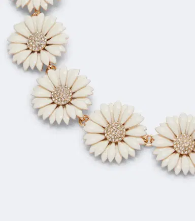 Carolina Herrera Crystal-embellished floral necklace | Thumbnail 3 Carolina Herrera Crystal-embellished floral necklace | Thumbnail 3
