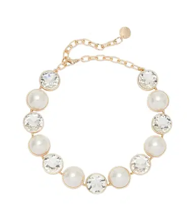 Carolina Herrera Crystal and faux pearl necklace | Thumbnail 1 Carolina Herrera Crystal and faux pearl necklace | Thumbnail 1