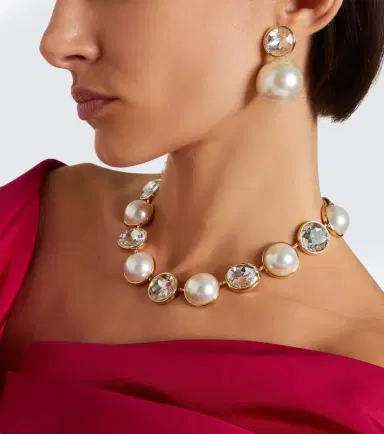 Carolina Herrera Crystal-embellished earrings | Thumbnail 5 Carolina Herrera Crystal-embellished earrings | Thumbnail 5