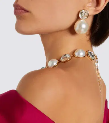Carolina Herrera Crystal-embellished earrings | Thumbnail 6 Carolina Herrera Crystal-embellished earrings | Thumbnail 6