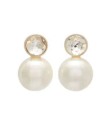Carolina Herrera Crystal-embellished earrings | Thumbnail 1 Carolina Herrera Crystal-embellished earrings | Thumbnail 1