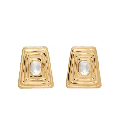 Alessandra Rich Crystal-embellished clip-on earrings | Thumbnail 1 Alessandra Rich Crystal-embellished clip-on earrings | Thumbnail 1