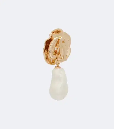 Carolina Herrera Embellished clip-on earrings | Thumbnail 2