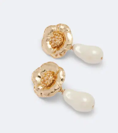 Carolina Herrera Embellished clip-on earrings | Thumbnail 3