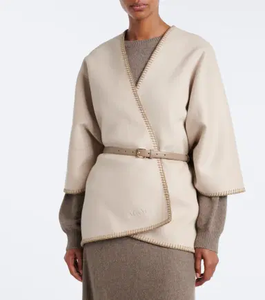 Max Mara Virgin wool cape | Thumbnail 4 Max Mara Virgin wool cape | Thumbnail 4