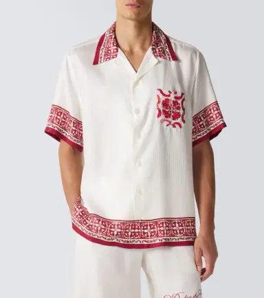 Dolce & Gabbana Majolica silk jacquard shirt | Thumbnail 3