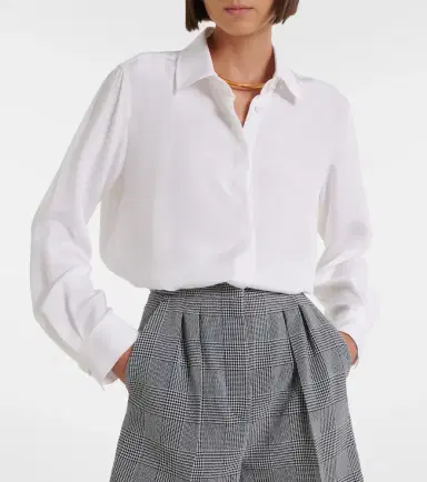 Max Mara Silk crêpe de chine shirt | Thumbnail 2