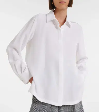 Max Mara Silk crêpe de chine shirt | Thumbnail 3