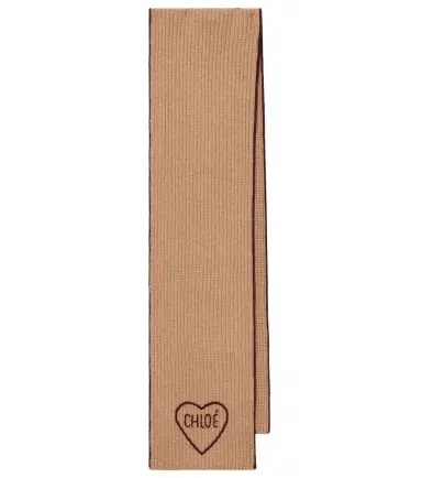 Chloé Chloé Chloé Encaur wool and cashmere scarf | Thumbnail 1