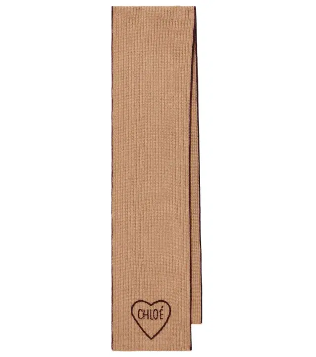 Chloe Chloé Chloé Encaur wool and cashmere scarf