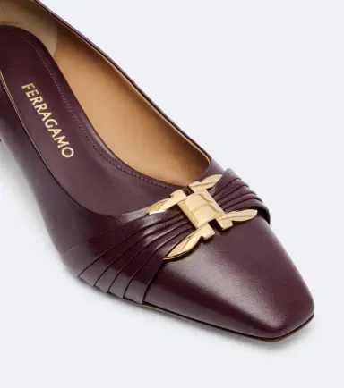 Ferragamo Tillya leather pumps | Thumbnail 4