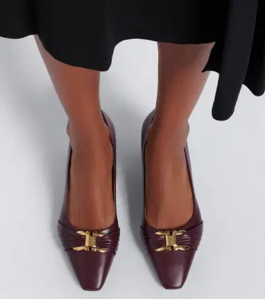Ferragamo Tillya leather pumps | Thumbnail 5