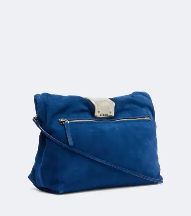 Staud Puff Small suede clutch | Thumbnail 2