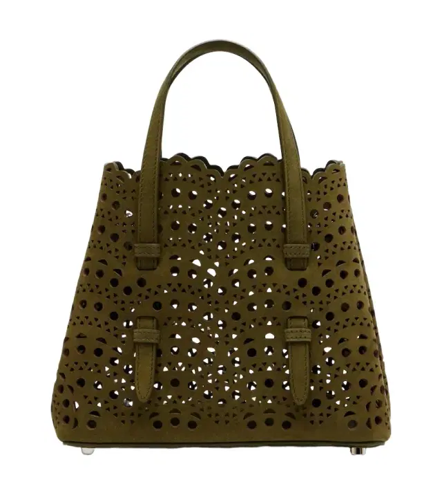 Alaia Alaïa Mina 20 Small leather top-handle bag