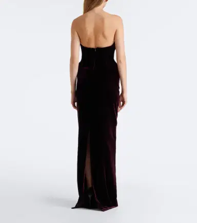 Mugler Velvet bustier gown | Thumbnail 5 Mugler Velvet bustier gown | Thumbnail 5