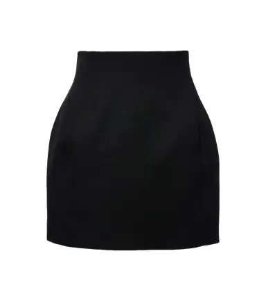 Mugler High-rise wool miniskirt | Thumbnail 1