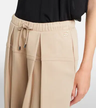 Sportmax Pleated cotton-blend jersey sweatpants | Thumbnail 6 Sportmax Pleated cotton-blend jersey sweatpants | Thumbnail 6