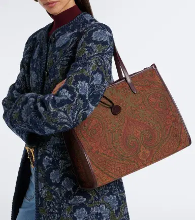 Etro Arnica Large coated canvas tote bag | Thumbnail 5