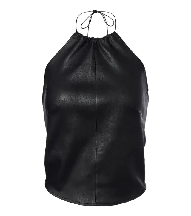 Stouls Rosie halterneck leather top