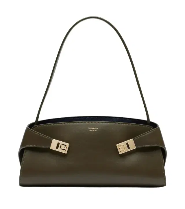 Ferragamo Hug East-West Small leather shoulder bag