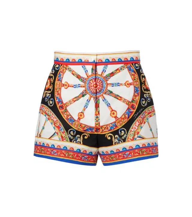 Carretto cotton poplin shorts
