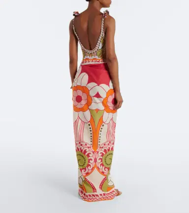 La DoubleJ Printed cotton beach cover-up | Thumbnail 2