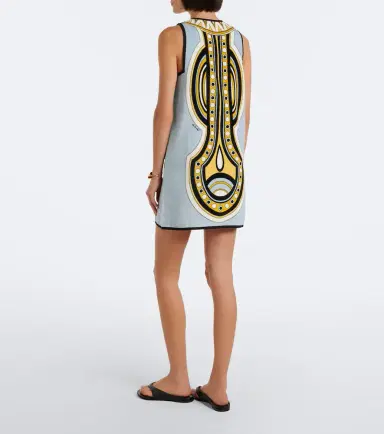 La DoubleJ Totem printed cotton minidress | Thumbnail 4