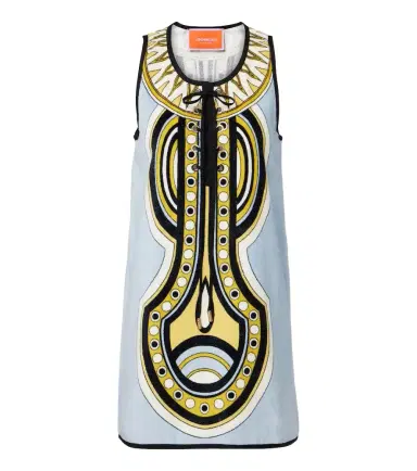 La DoubleJ Totem printed cotton minidress | Thumbnail 1