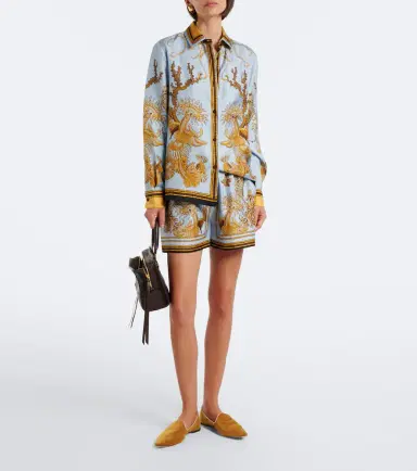 La DoubleJ Boy printed silk satin shirt | Thumbnail 3 La DoubleJ Boy printed silk satin shirt | Thumbnail 3