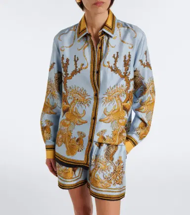 La DoubleJ Boy printed silk satin shirt | Thumbnail 5 La DoubleJ Boy printed silk satin shirt | Thumbnail 5