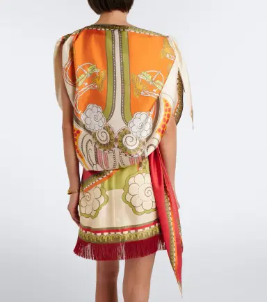 La DoubleJ Full-On printed silk twill top | Thumbnail 2 La DoubleJ Full-On printed silk twill top | Thumbnail 2