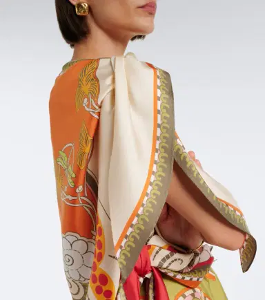 La DoubleJ Full-On printed silk twill top | Thumbnail 3 La DoubleJ Full-On printed silk twill top | Thumbnail 3