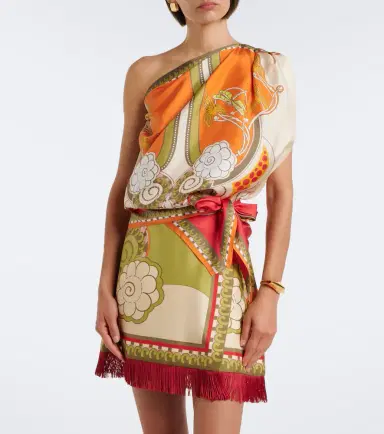 La DoubleJ Full-On printed silk twill top | Thumbnail 4 La DoubleJ Full-On printed silk twill top | Thumbnail 4